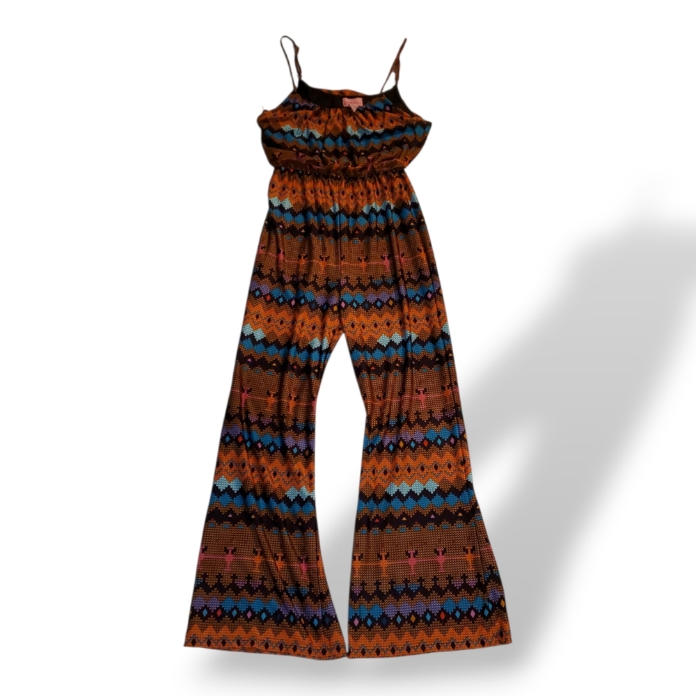 Women's Multicolor Patterned Jumpsuit